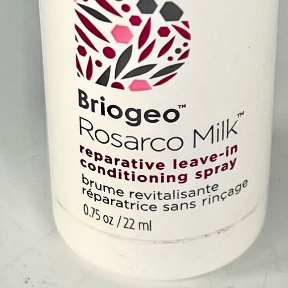 Briogeo Roscarco Milk Reparative Leave-in Conditioning Spray Travel .75 oz New - Picture 2 of 5